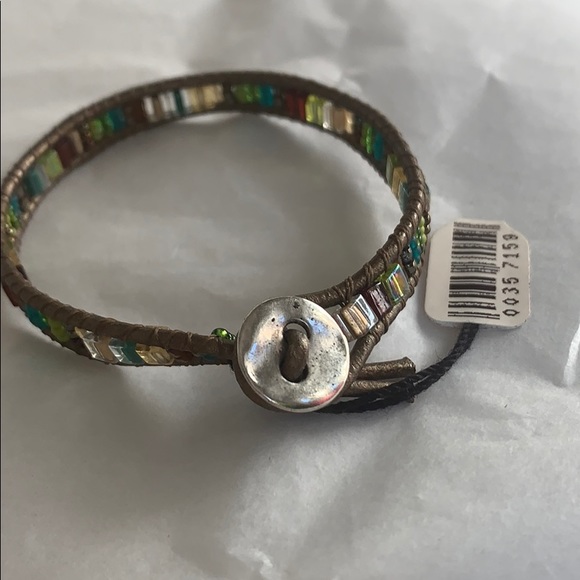 NWT Miyuke leather beaded bracelet - Picture 2 of 7